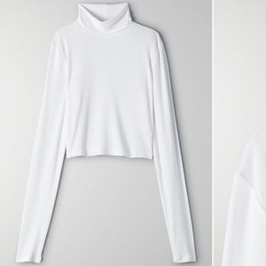aritzia sunday best freshman cropped turtleneck